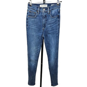 Denim Forum Womens The Lola High Rise Skinny  Jeans Size 24